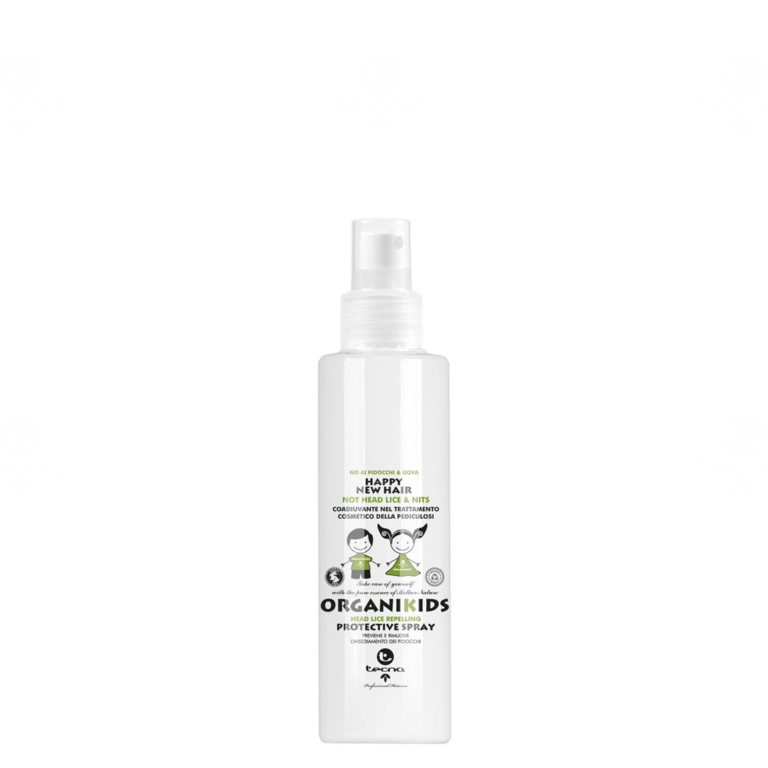 Spray Organikids di Tecna prodotto contro i pidocchi e pediculosi
