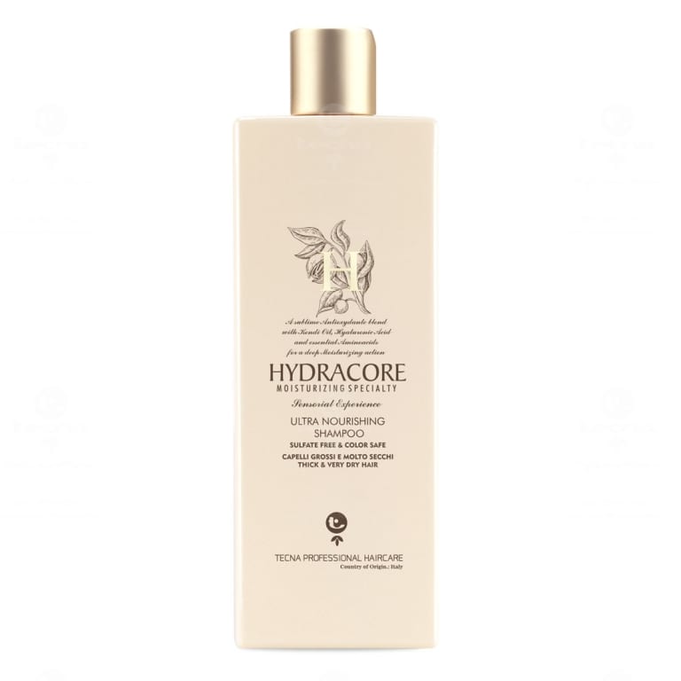Shampoo Nutriente per Capelli sfibrati Tecna Hydracore Ultra Nourishing in formato da 500ml