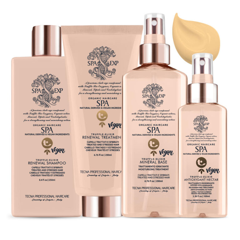 SPA-BIO - Enzyme Therapy - Set 4 Prodotti Set Rigenerante per Capelli Schiariti e Sfruttati