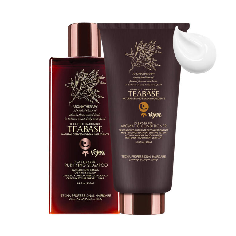 TEABASE PURIFYING - Set 2 Prodotti Sebonormalizzante per Cute e Capelli Grassi